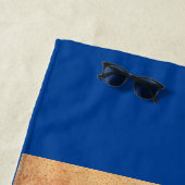 Meine glückliche Platz-Aquarell-und Strandtuch (Beispiel)