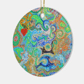 Meine glückliche Platz-Verzierung durch Baird Keramik Ornament (Links)