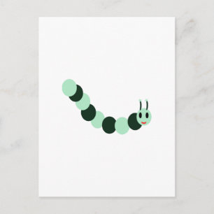 Meine glückliche Raupe Postkarte