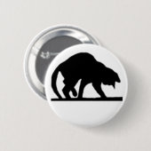 Meine glückliche schwarze Katze Button (Vorne & Hinten)