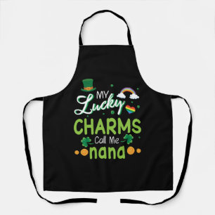 Meine glücklichen Charms nennen mich Nana Happy Sa Schürze