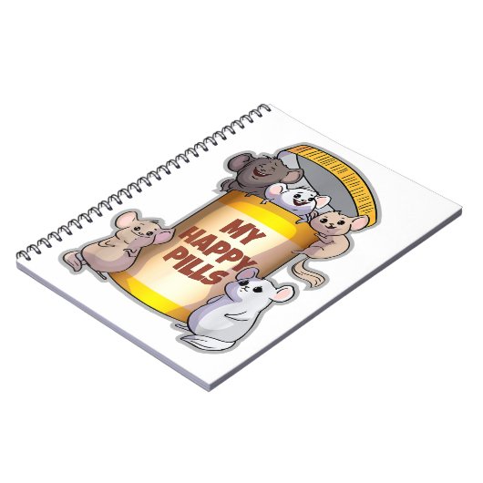 Meine glücklichen Tabletten Notizblock (Linke Seite)