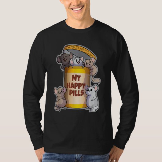 Meine glücklichen Tabletten T-Shirt (Vorderseite)