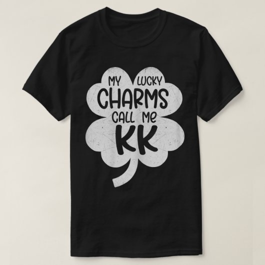 Meine Glücksbringer nennen mich Kk St Patricks Day T-Shirt (Design vorne)