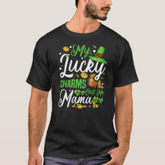 Meine Glückssträhne nennen mich Mama Irish Mama St T-Shirt