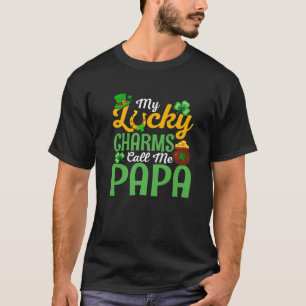 Meine Glückssträhne nennen mich Papa - St. Patrick T-Shirt