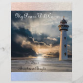 Meine Gnade kommt, mein Frieden kommt stationär (Rückseite)