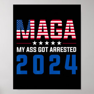 Meine Got Festnahme 2024 Funny Anti-Trump Democrat Poster