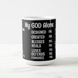 MEINE GOTT ALLEIN-Spezialität-Tasse Kaffeetasse