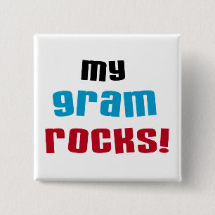 Meine Gram Rocks T - Shirt und Geschenke Button