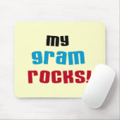 Meine Gram Rocks T - Shirt und Geschenke Mousepad (Mit Mouse)