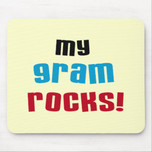 Meine Gram Rocks T - Shirt und Geschenke Mousepad