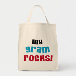 Meine Gram Rocks T - Shirt und Geschenke Tragetasche