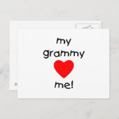 Meine grammatikalischen Lieben Postkarte (Vorne/Hinten)