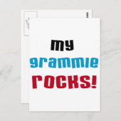 Meine Grammie Rocks T Shirts und Geschenke Postkarte (Vorne/Hinten)