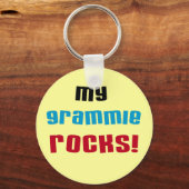 Meine Grammie Rocks T Shirts und Geschenke Schlüsselanhänger (Vorderseite)