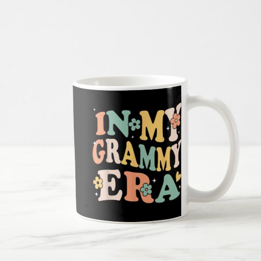 Meine Grammy Era Funny Sarcastic Groovy Retro Mütt Kaffeetasse (Rechts)