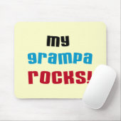 Meine Grampa Rocks T Shirts und Geschenke Mousepad (Mit Mouse)