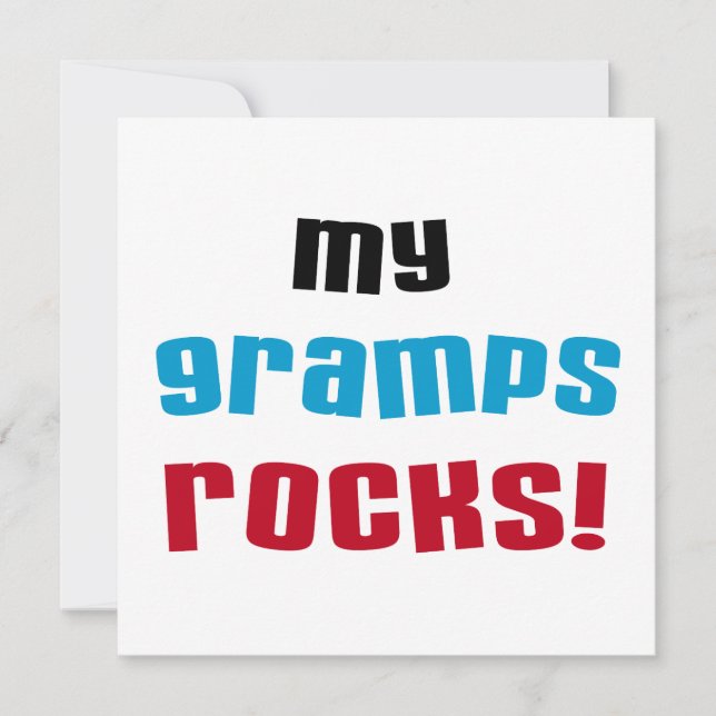 Meine Grampen Rocks T - Shirt und Geschenke (Vorderseite)