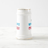 Meine Grampen Rocks T - Shirt und Geschenke Bierglas (Mittel)