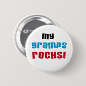 Meine Grampen Rocks T - Shirt und Geschenke Button (Vorne & Hinten)
