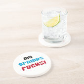 Meine Grampen Rocks T - Shirt und Geschenke Getränkeuntersetzer (Seite)