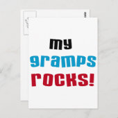 Meine Grampen Rocks T - Shirt und Geschenke Postkarte (Vorne/Hinten)