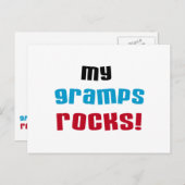 Meine Grampen Rocks T - Shirt und Geschenke Postkarte (Vorne/Hinten)