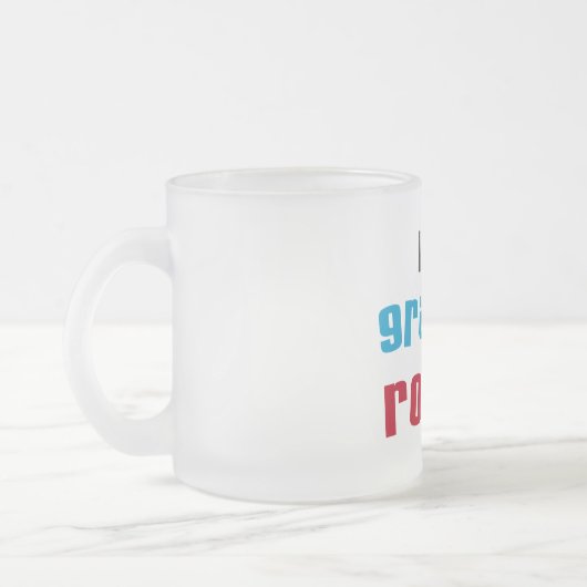 Meine Grampy Rocks T Shirts und Geschenke Mattglastasse (Links)