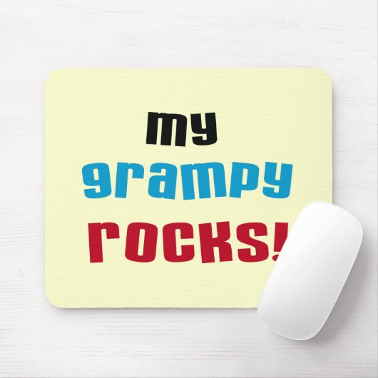 Meine Grampy Rocks T Shirts und Geschenke Mousepad (Mit Mouse)