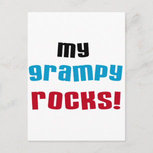 Meine Grampy Rocks T Shirts und Geschenke Postkarte