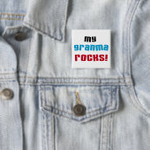 Meine Granma Rocks T Shirts und Geschenke Button (Beispiel)