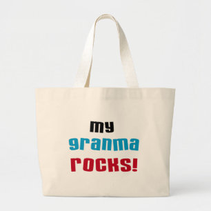 Meine Granma Rocks T Shirts und Geschenke Jumbo Stoffbeutel