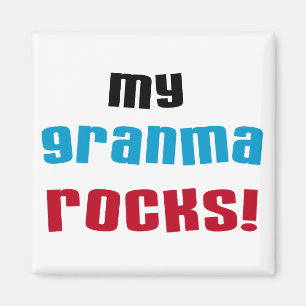 Meine Granma Rocks T Shirts und Geschenke Magnet