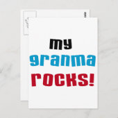 Meine Granma Rocks T Shirts und Geschenke Postkarte (Vorne/Hinten)