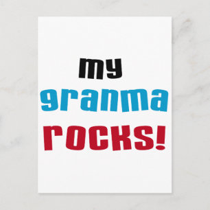 Meine Granma Rocks T Shirts und Geschenke Postkarte