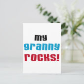 Meine Granny Rocks T Shirts und Geschenke Postkarte (Stehend Vorderseite)