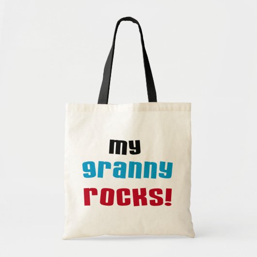 Meine Granny Rocks T Shirts und Geschenke Tragetasche (Vorne)