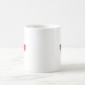 Meine Grenzcollie-Lieben ich Kaffeetasse (Mittel)