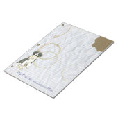 Meine Grenzkollie Ate mein Lektionsplan Notizblock (angewinkelt)