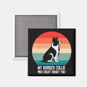Meine Grenzkollie hatte recht, wenn Sie Retro mach Magnet