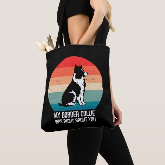 Meine Grenzkollie hatte recht, wenn Sie Retro mach Tasche (Von Nahem)