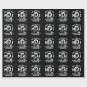 Meine Grillabend-GRILLEN Geschenkpapier (Flach)