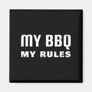 Meine Grillen Meine Regeln Magnet
