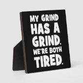 Meine Grind hat eine Klappe, wir beide haben einen Fotoplatte (Vorderseite)