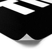 Meine Grind hat eine Klappe, wir beide haben einen Poster (Ecke)