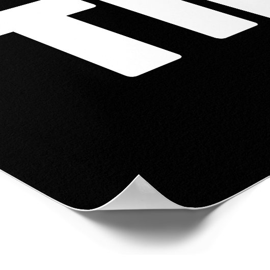 Meine Grind hat eine Klappe, wir beide haben einen Poster (Ecke)