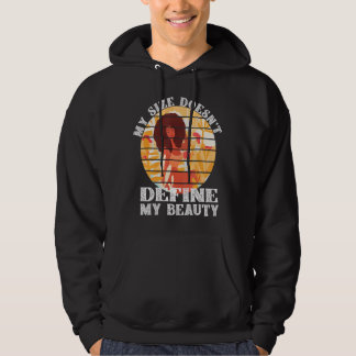 Meine Größe definiert nicht meine Schönheit Afro D Hoodie