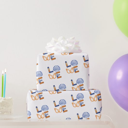 Meine große Liebe: das Meer Geschenkpapier (Partygeschenke)