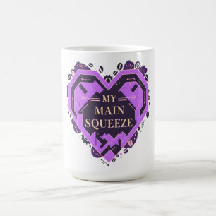 Meine große Liebe – Purple Coffee Love Valentine Kaffeetasse